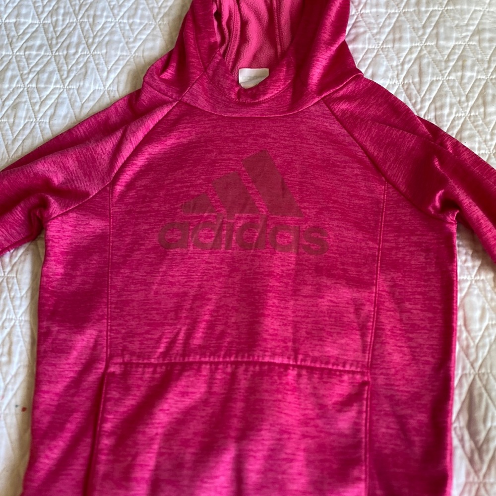Pink adidas hoodie